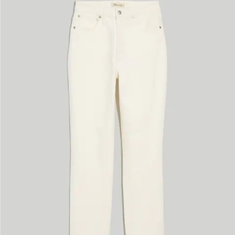 Madewell Curvy Perfect Vintage Jean Tile White